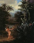 Philip Reinagle Cupid Inspiring the Plants with Love oil painting picture wholesale